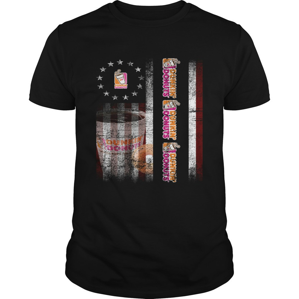 Betsy Ross Flag Dunkin Donuts Shirt